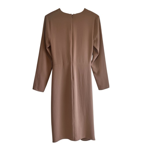 Elegant Mauve Long Sleeve Dress - Picture 7 of 11